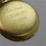 Champion Marty Furgol's 1951 Western Open Gold Watch w/Chain