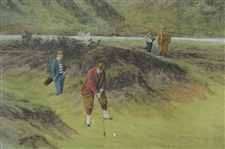 Douglas Adams 'A Difficult Bunker' Print - Framed