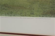 Douglas Adams 'A Difficult Bunker' Print - Framed