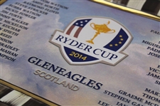 2014 Ryder Cup at Gleneagles Mackenzie Childs Ceramic Dish Given By The PGA of America w/Box