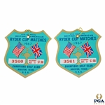 1967 The Ryder Cup at Champions GC Saturday Rd Tickets #3560 & #3561 - Hogan Captain