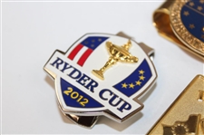 2008, 2010 & 2012 Ryder Cup Money Clips