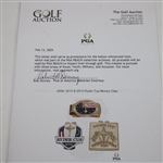 2008, 2010 & 2012 Ryder Cup Money Clips