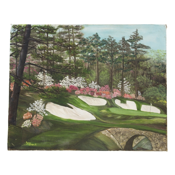 Original Golf Themed Illustration by Artist H. Beck