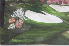 Original Golf Themed Illustration by Artist H. Beck