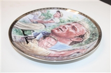 Arnold Palmer Signed 1992 Sports Impressions Platinum Edition Plate 2090/5000 JSA ALOA