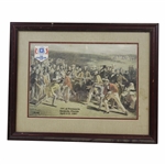 1987 Tpc The Match Framed Piece 