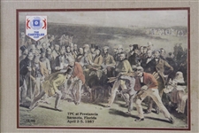 1987 Tpc The Match Framed Piece 