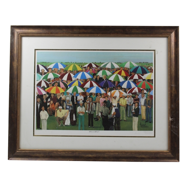 1988 Golfer Themed Whos Who Framed Photo