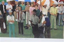 1988 Golfer Themed Whos Who Framed Photo