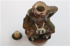 Ceramic Scotch Statue