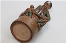 Ceramic Scotch Statue