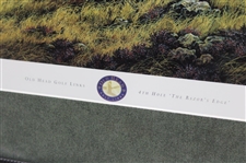 Old Head Golf Links 4th Hole Razors Edge' Ltd Ed 392/850 Print Signed by Artist Grandison - Framed