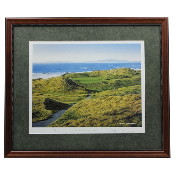 Ballybunion Golf Club - Ireland Ltd Ed 838/850 Print Signed by Artist Grandison - Framed