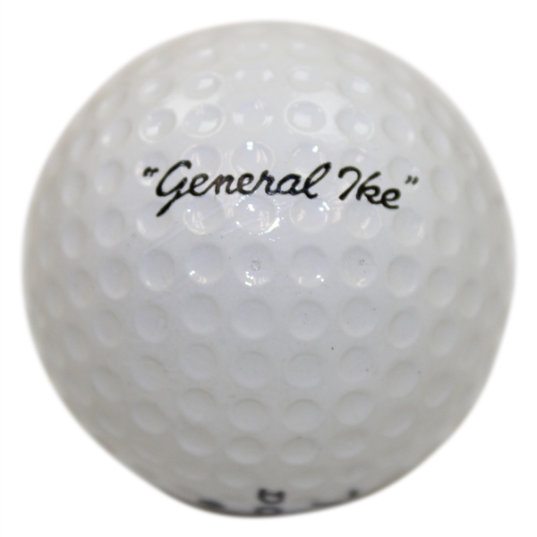 President Eisenhower "General Ike" Spalding Black Dot 7 Golf Ball
