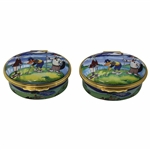 Two (2) 1993 Warner Bros. Bugs, Daffy, & Sylvester The Looney Tunes Life of Leisure Miniature Containers