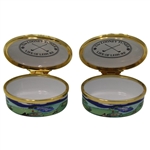 Two (2) 1993 Warner Bros. Bugs, Daffy, & Sylvester The Looney Tunes 'Life of Leisure' Miniature Containers