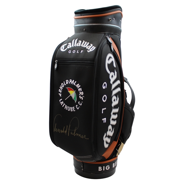 Arnold Palmer Signed Latrobe C.C. Callaway Golf BiG Bertha HX Tour Full Size Bag JSA #Z86572