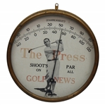 Walter Hagen The Press Golf Shoots Par An All Golf News Thermometer by Lakeside Mfg. Co. Chicago