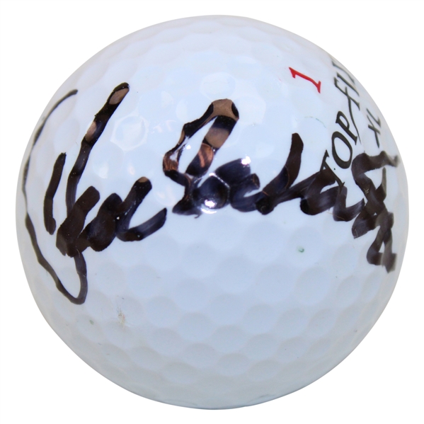 Seve Ballesteros Signed Top-Flite XL 1 Logo Golf Ball JSA ALOA
