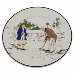 Scottish Golfers Putting Reproduction Etchings by H.G. Aitken Ceramic Plate