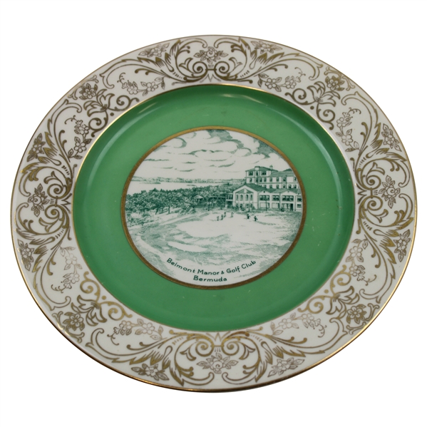 Belmont Manor & Golf Club in Bermuda Ceramic Dinner Plate/Soup Dish