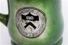 Hand Painted Ceramic 'Sigillvm - Universitatis - Princeton iensis' Golf Stein with Red Jacket Golfer