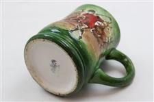 Hand Painted Ceramic 'Sigillvm - Universitatis - Princeton iensis' Golf Stein with Red Jacket Golfer