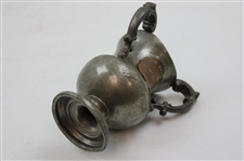 1902 Clifton Golf Club Handicap Bogey Three-Handled Pewter Trophy Cup Won by Howard White