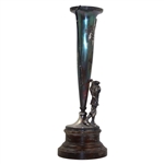 1933 Cavalier Easter Tournament Trophy w/Golf Club Handles & Post-Swing Golfer Won by No Name