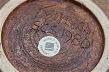 1980 Golf Collectors Society National Meeting Pottery Bowl - Made in Vermont by Patrick Kennedy 