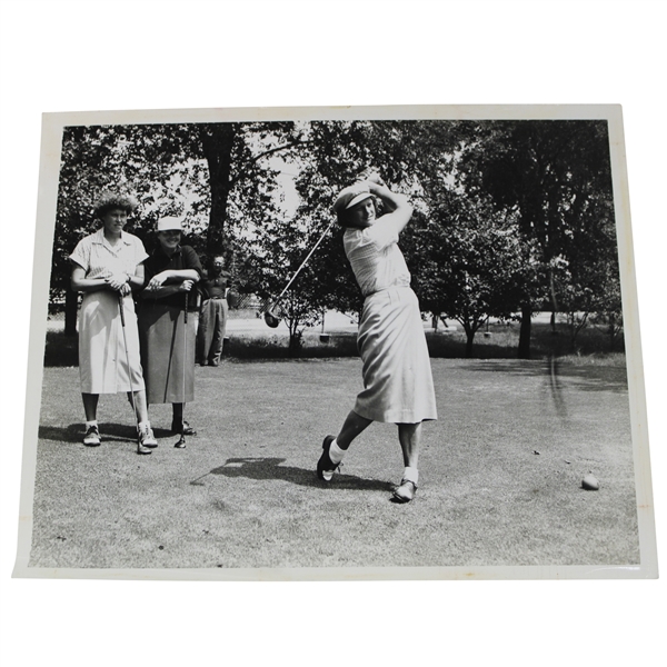 1953 Babe Zaharias Tam-O-Shanter All-American Wire Photo w/Dodd & Berg - July 31st