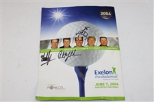 Mickelson, Furyk, Appleby Signed 2004 Hartford Inv. w/Kite & Player Signed SI Covers & Golf Balls JSA ALOA