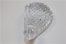 Waterford Cut Crystal Golf Club & Unmarked Glass Dimpled Golf Ball