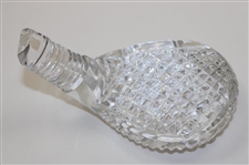 Waterford Cut Crystal Golf Club & Unmarked Glass Dimpled Golf Ball