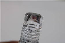 Waterford Cut Crystal Golf Club & Unmarked Glass Dimpled Golf Ball