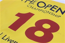 2014 The Open Championship at Royal Liverpool Yellow Screen Flag - Rory McIlroy Winner