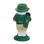 2019 Masters Tournament Ltd Ed Green & White Golfer Gnome in Original Box