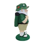2019 Masters Tournament Ltd Ed Green & White Golfer Gnome in Original Box