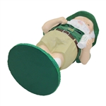 2019 Masters Tournament Ltd Ed Green & White Golfer Gnome in Original Box