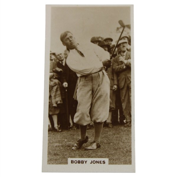 Bobby Jones 1928 J. Millhoff & Co. Ltd Famous Golfers Card #20
