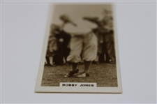 Bobby Jones 1928 J. Millhoff & Co. Ltd Famous Golfers Card #20