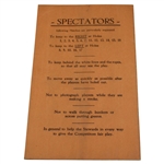 1930 The Amateur Golf Championship at St. Andrews Program - Bobby Jones Grand Slam