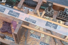 c.1890 Golf Clubmaker's Multi-Level & Multi-Function Wood Bench w/Equipment, Tools & Materials