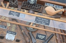 c.1890 Golf Clubmaker's Multi-Level & Multi-Function Wood Bench w/Equipment, Tools & Materials