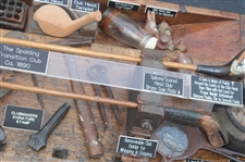 c.1890 Golf Clubmaker's Multi-Level & Multi-Function Wood Bench w/Equipment, Tools & Materials