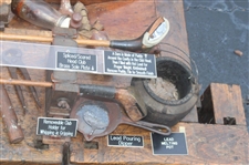 c.1890 Golf Clubmaker's Multi-Level & Multi-Function Wood Bench w/Equipment, Tools & Materials