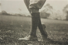 Harry Vardon Signed Large Format Circa 1905 George Beldam Photogravure - Framed JSA ALOA