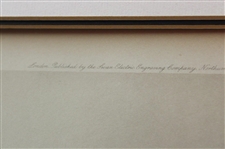 Harry Vardon Signed Large Format Circa 1905 George Beldam Photogravure - Framed JSA ALOA