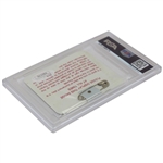 Jack Nicklaus Signed 1986 Masters Tournament SERIES Badge #X6123 PSA AUTO 10